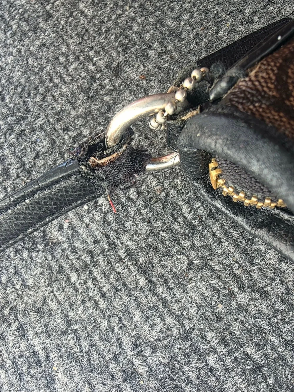 Coach Brown/Black Signature Crossbody Bag